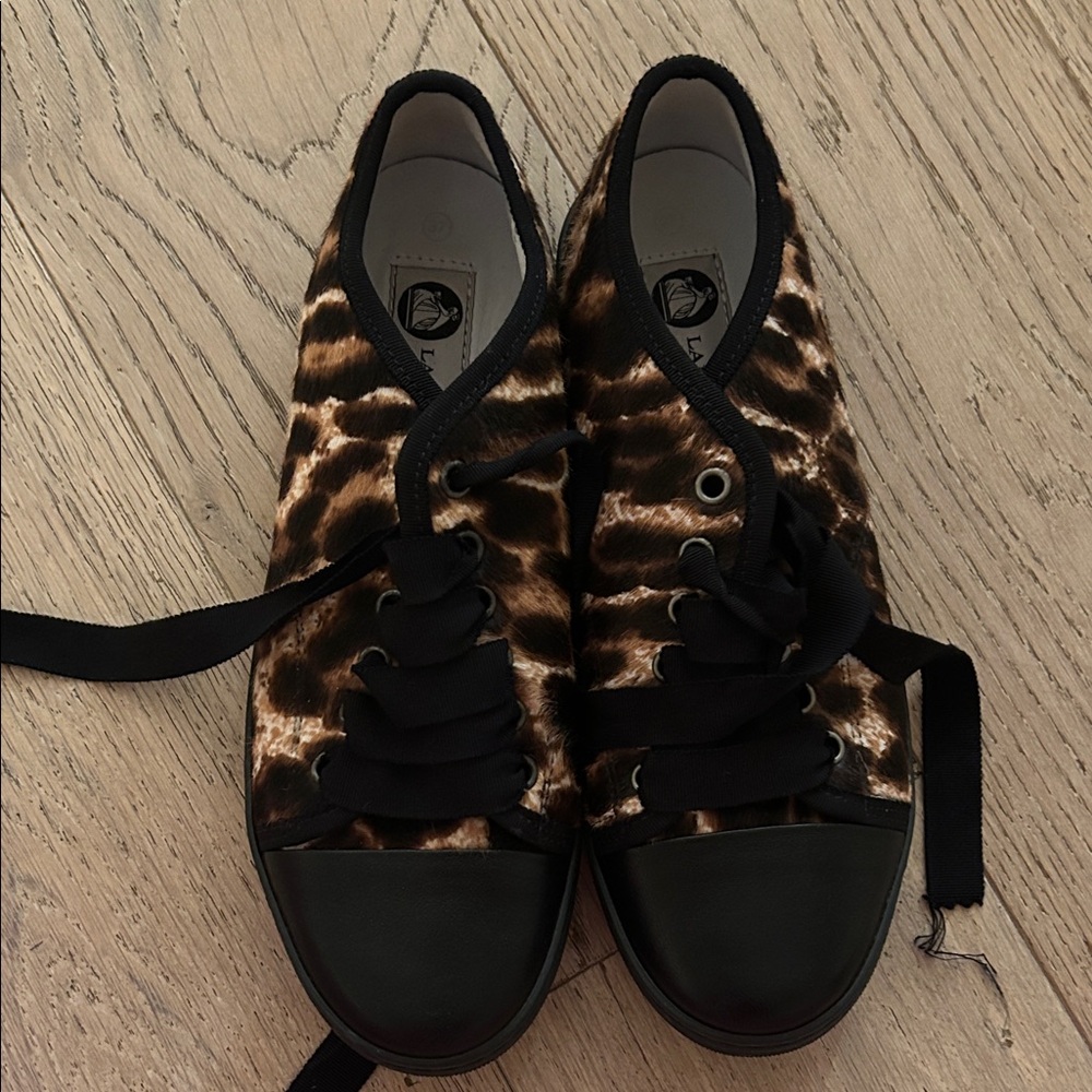 Lanvin Brown and Black Women's Sneakers
